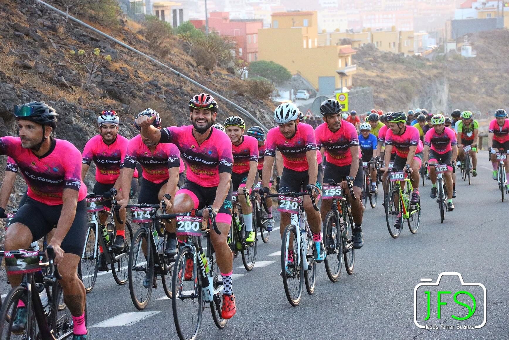La Cicloturista de La Gomera volvió al ruedo con más de 200 inscritos, en un evento que se canceló el pasado año por el covid19.