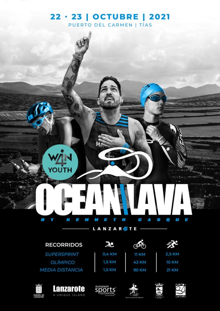 Más de 500 triatletas tomaron parte de la 11 edición de la Ocean Lava, en la que Nicholas Ward y Lydia Dant resultaron ganadores.