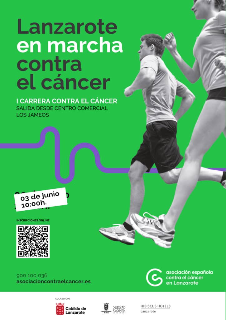 Lanzarote en marcha contra el cáncer, la emocionante primera edición de la carrera solidaria en Lanzarote.