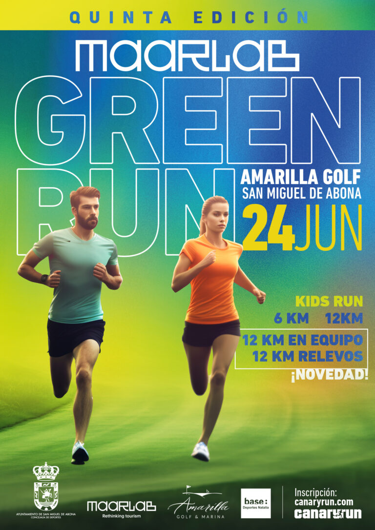 Green Run 12k, una carrera popular que se llevará a cabo en la encantadora localidad de San Miguel de Abona el sábado 24.