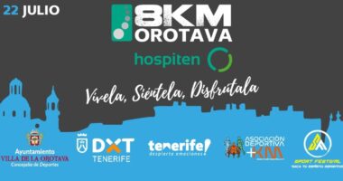 El Ayuntamiento de La Orotava y Hospiten, presentan la undécima edición de la carrera nocturna Hospiten 8KM OROTAVA.