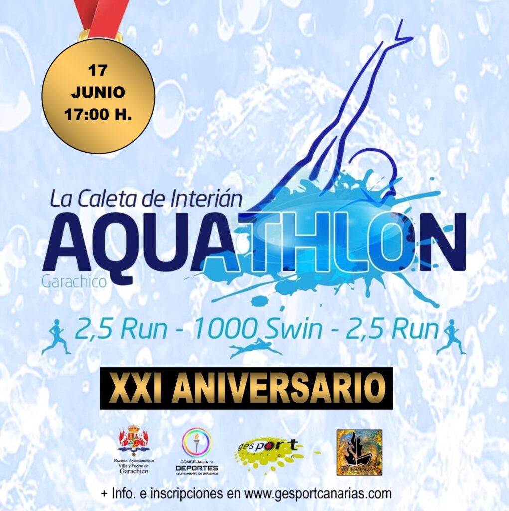 La 21ª edición del Aquathlon La Caleta de Interián está a punto de llegar. Año tras año, esta prueba se ha consolidado como un referente.