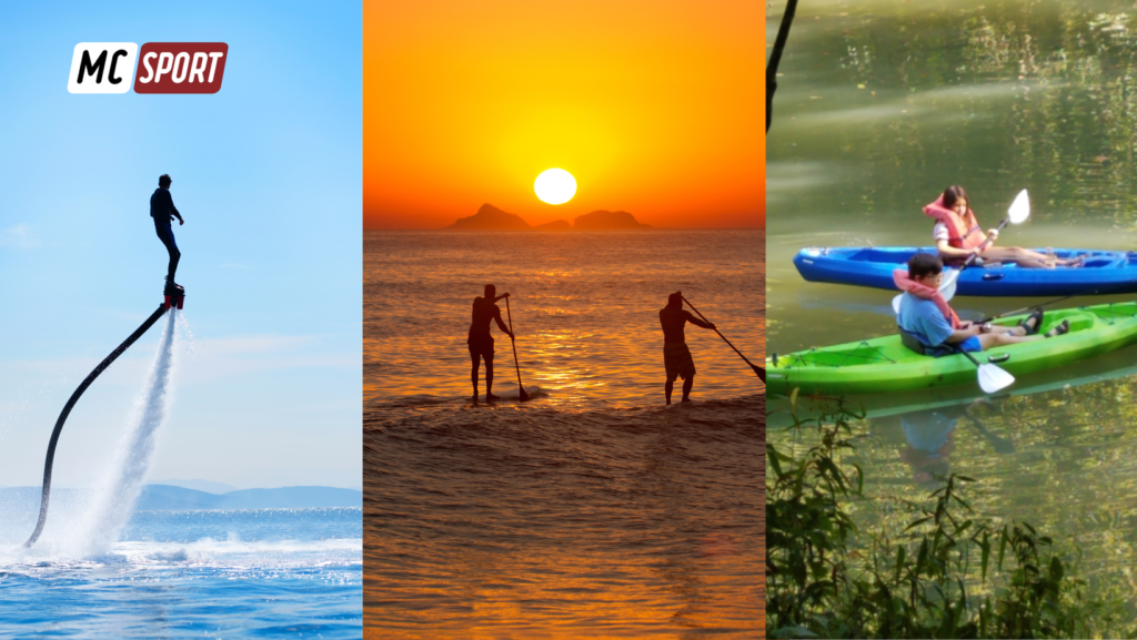 Las Islas Canarias ofrecen una experiencia única para los amantes de los deportes acuáticos, como el kayak, el surf o el flyboard.