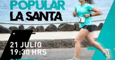 V edición de la Milla Popular La Santa. Una destacada carrera que se llevará a cabo el 21 de julio de 2023 en Tinajo, Lanzarote.