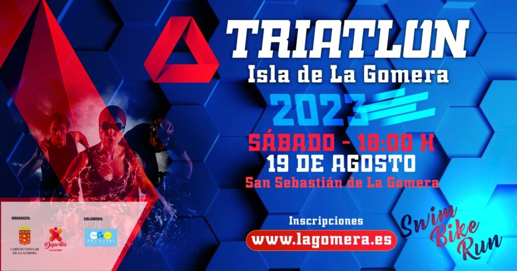 El sábado 19 de agosto, la isla de La Gomera será testigo de la XXVIII edición del Triatlón Isla de La Gomera