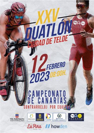 La Concejalía de Actividad Física y Deportes del Ayuntamiento de Telde organizó la 25ª edición del DUATLÓN CIUDAD DE TELDE