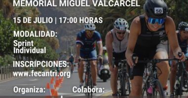 La tercera edición del Triatlón SC de La Palma Miguel Valcárcel Marrero está a punto de llegar a la Isla Bonita.