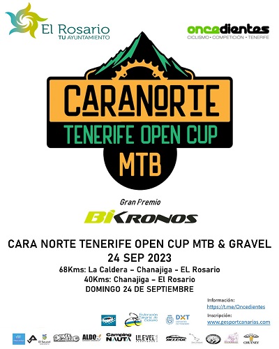 La emoción del mountain bike llega una vez más a los montes del norte de Tenerife con la segunda edición de la Cara Norte Tenerife Open Cup