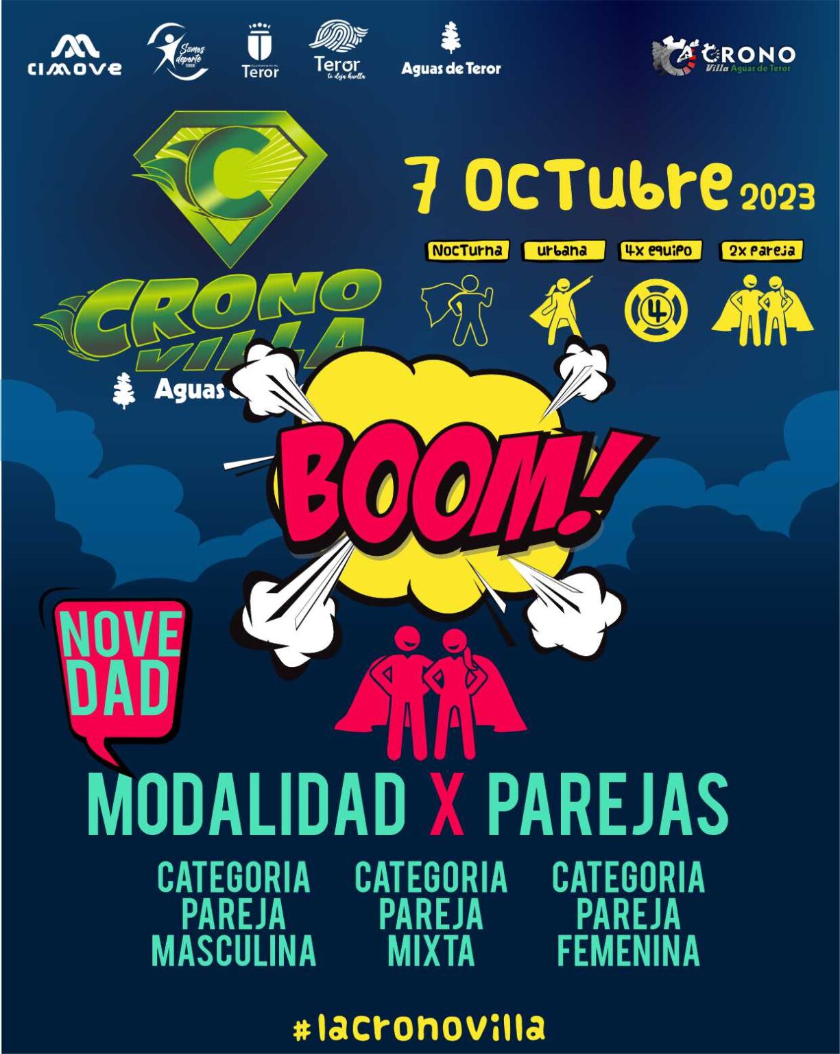 El 7 de octubre de 2023, el pintoresco municipio de Teror será el escenario de la sexta edición de la CronoVilla Aguas de Teror.
