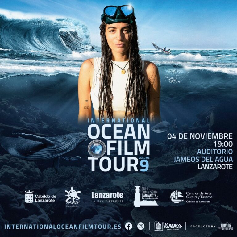 El International OCEAN FILM TOUR VOL9 arriba a Lanzarote el 4 de noviembre, auspiciado por el Excmo Cabildo Insular de Lanzarote.