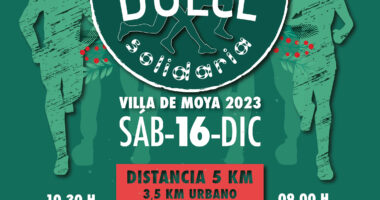 Solidaridad y deporte en la Villa de Moya, donde se llevará a cabo la décima edición de la Carrera Dulce Solidaria Villa de Moya 2023.