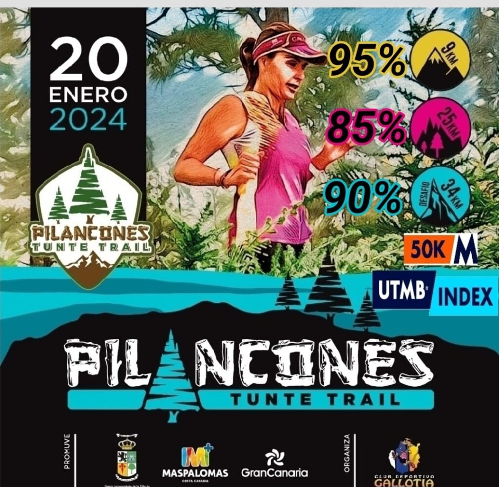 El 20 de enero de 2024, los amantes del running y la naturaleza tienen una cita en Gran Canaria: la Pilancones Tunte Trail.