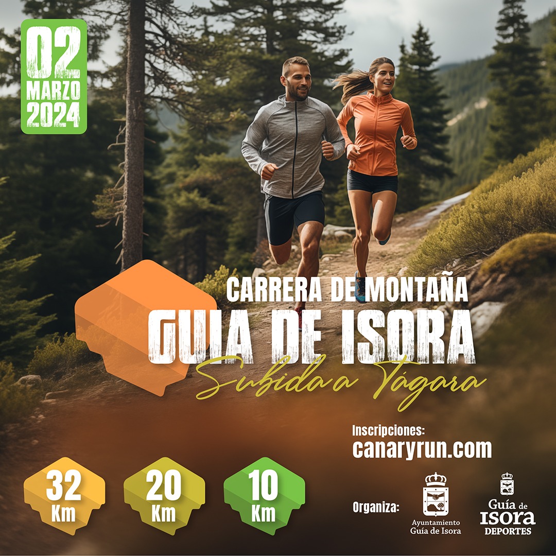 El próximo 2 de marzo, los amantes del trail running tienen una cita en Guía de Isora con la Carrera de Montaña Guía de Isora Subida a Tagara
