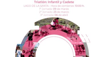 Este sábado 23 de marzo tendrán lugar las pruebas de Triatlón y Acuatlón, dentro los Juegos Insulares de Lanzarote, en el lago de La Santa.