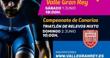Valle Gran Rey se convierte en el centro del triatlón con lel II Triatlón Sprint y el Cto de Canarias de Triatlón de Relevos Mixtos.