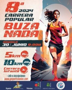 El próximo evento deportivo que marcará la agenda de los aficionados al atletismo en el sur de Tenerife es la VIII Carrera Popular Buzanada.