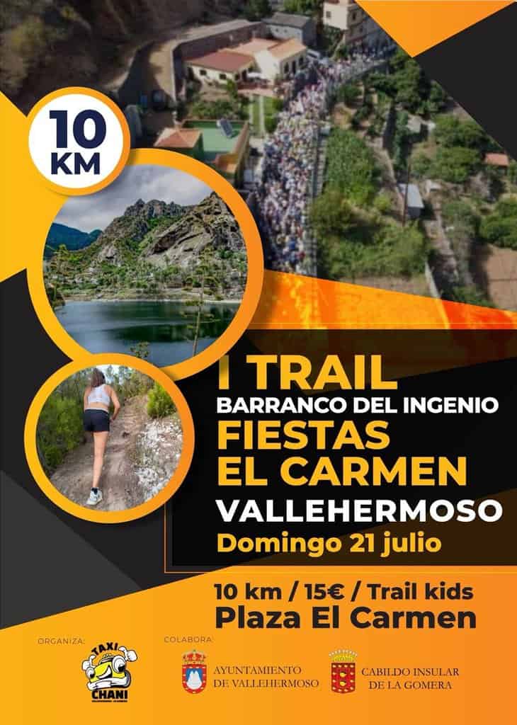 El próximo domingo 21 de julio, Vallehermoso será el escenario de la primera edición del Trail Barranco del Ingenio.