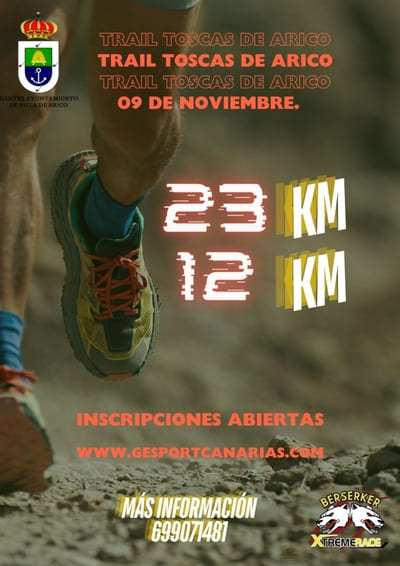 El 9 de noviembre los amantes del trail running tendrán una cita ineludible en el corazón deL sur de la isla con el Trail Toscas de Arico.