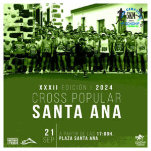 El próximo sábado 21, Tamaimo, en el sur de Tenerife, se vestirá de fiesta para acoger la XXXII edición del Cross de Santa Ana.