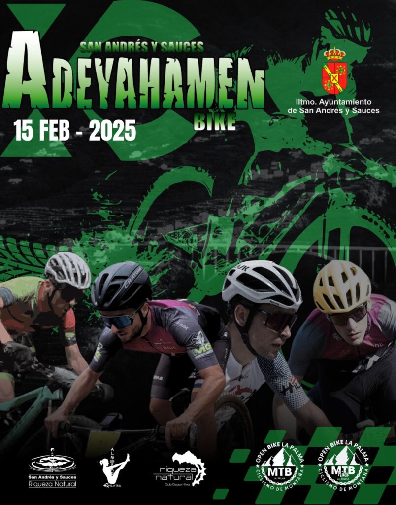 San Andrés y Sauces, en el norte de La Palma, será el epicentro del mountain bike con la celebración de la II Adeyahamen XC Bike