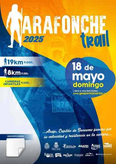 El próximo 18 de mayo Arafo acogerá una de las citas más esperadas del trail running en las Islas Canarias: el Arafonche Trail.