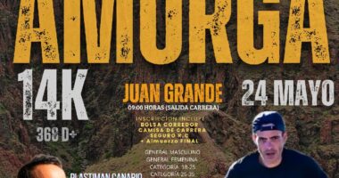 San Bartolomé de Tirajana será escenario de una de las pruebas de trail más atractivas del calendario canario: el Desafío Amurga