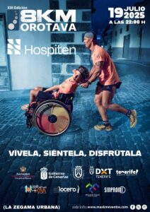 La Villa de La Orotava volverá a vestirse de gala la noche del sábado 19 de julio con la XIII edición de la Hospiten 8KM Orotava
