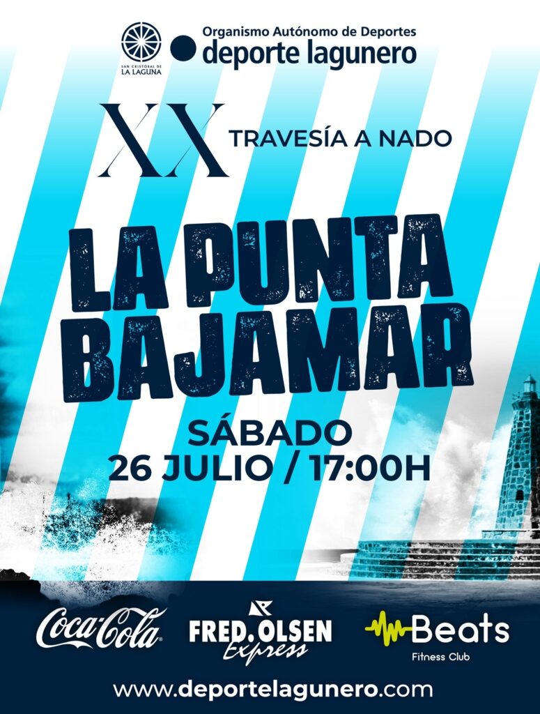 Regresa la XX Travesía a Nado La Punta - Bajamar, organizada por el Organismo Autónomo de Deportes de La Laguna.