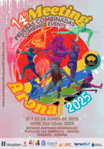 El atletismo vuelve a ser protagonista en Tenerife con la celebración del 14º Meeting Internacional de Pruebas Combinadas Arona 2025