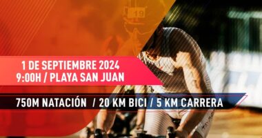 IX Triatlón Sprint Playa de San Juan, una prueba que año tras año gana prestigio dentro del calendario de las Series Canarias de Triatlón