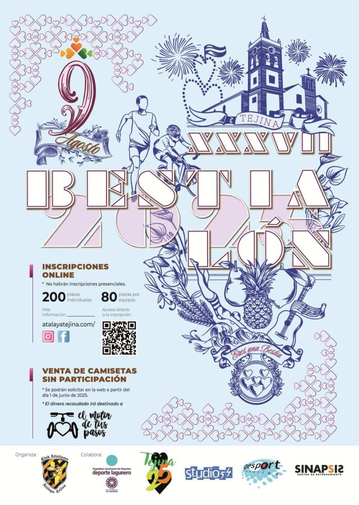 Tejina volverá a vivir uno de los eventos más emblemáticos y carismáticos de su calendario deportivo: el XXXVII Bestialón de Tejina.