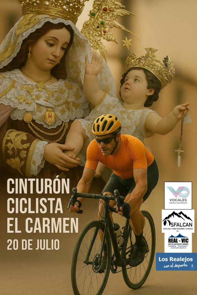 El próximo domingo 20 de julio, la localidad se vestirá de ciclismo para recibir una nueva edición del Cinturón Ciclista El Carmen 2025