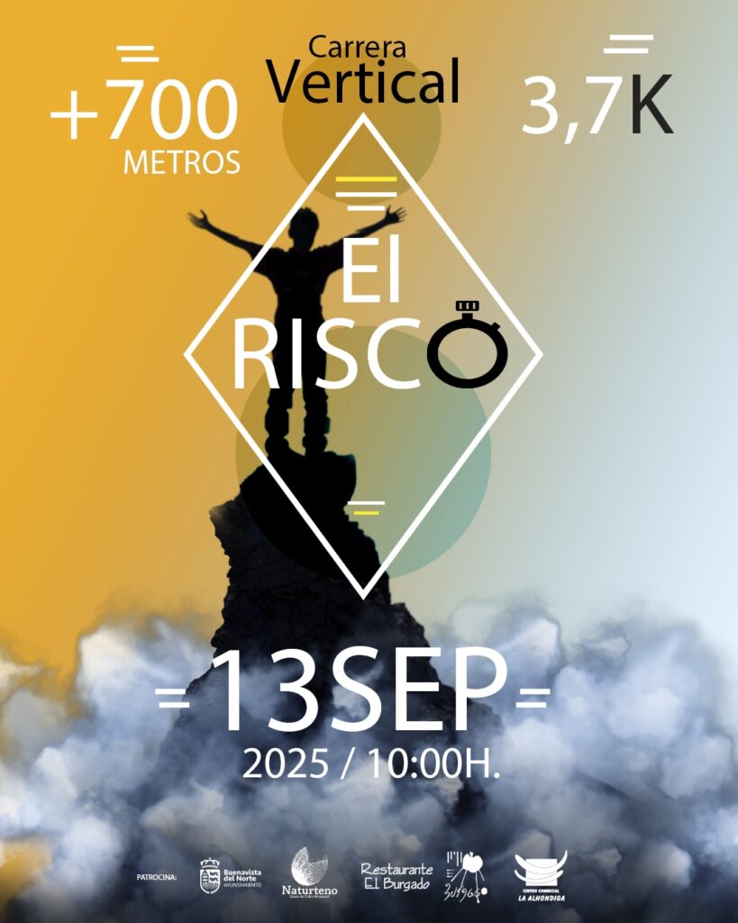El próximo 13 de septiembre de 2025, el municipio de Buenavista del Norte acogerá una nueva edición de la Carrera Vertical El Risco