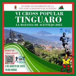 La Matanza de Acentejo se llenarán de corredores, emoción y ambiente familiar con la celebración del VI Cross Popular Tinguaro