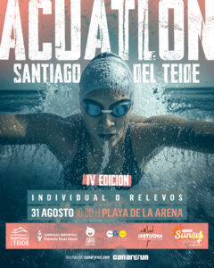 El deporte vuelve a ser protagonista en el municipio de Santiago del Teide con la celebración de la IV edición del Acuatlón Santiago del Teid
