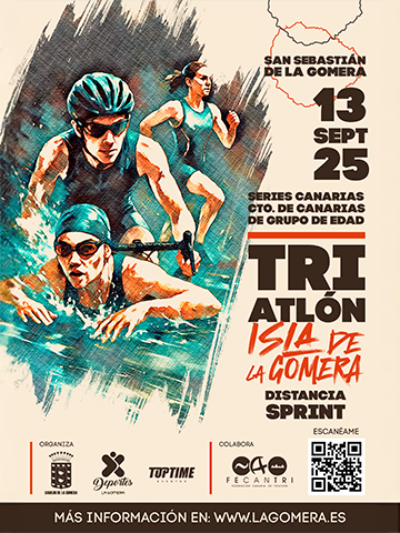 San Sebastián de La Gomera será el escenario de una de las citas más destacadas del calendario: el XXX Triatlón Isla de La Gomera