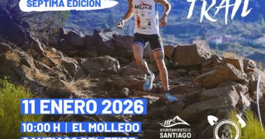 El domingo 11 de enero , Santiago del Teide, volverá a ser el escenario de la 7ª edición del Tenerguera Trail.