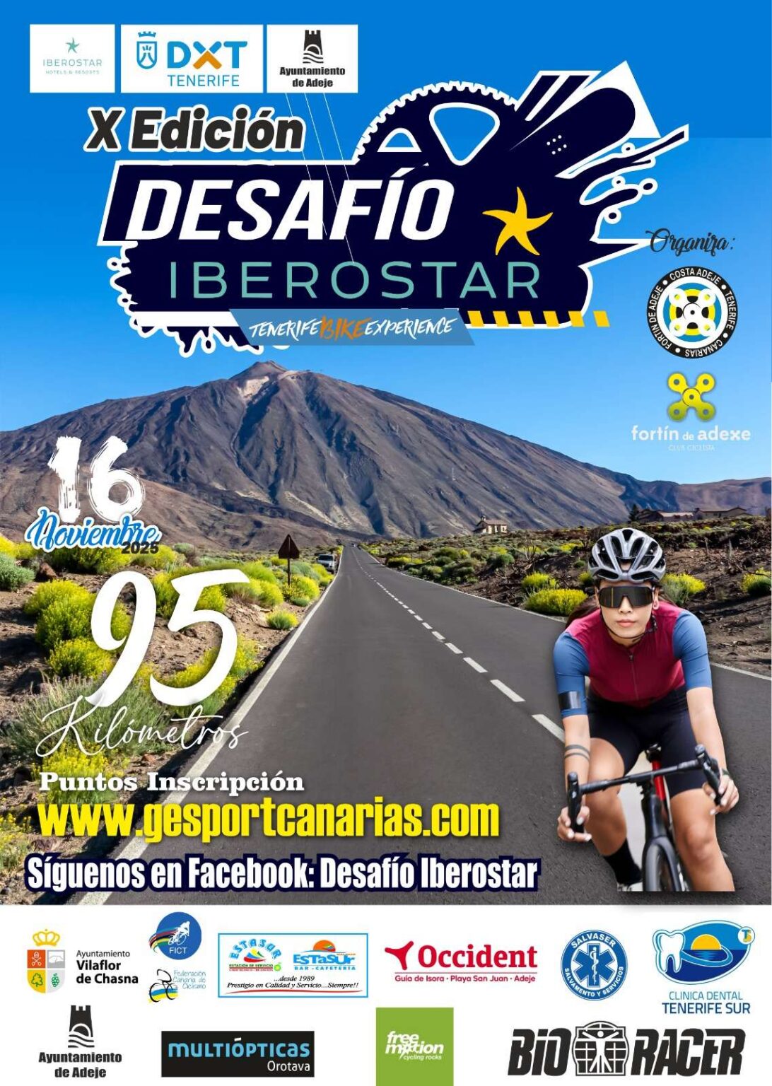 Tenerife se convertirá en el epicentro del ciclismo insular con la celebración del DESAFÍO IBEROSTAR TENERIFE BIKE EXPERIENCE 2025