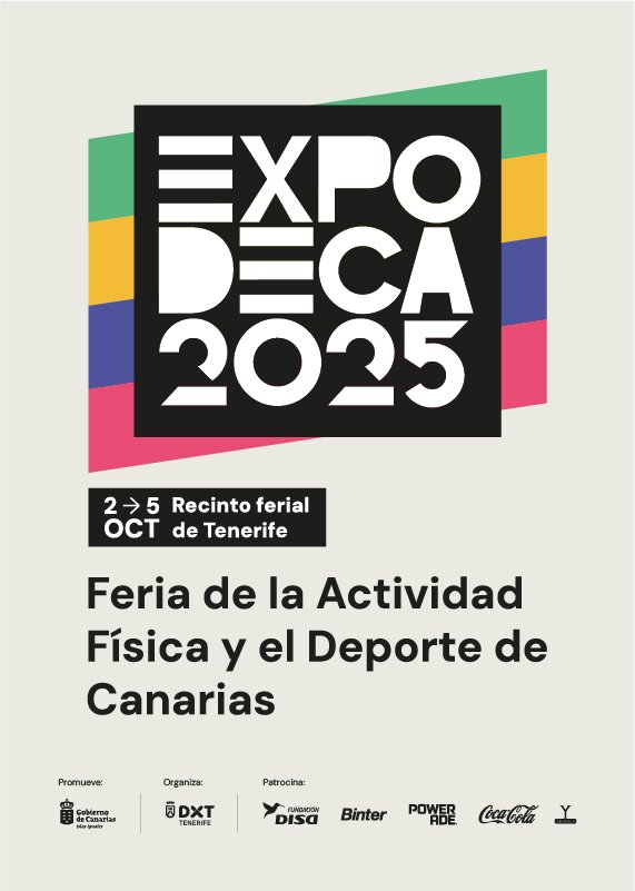 La Feria de la Actividad Física y el Deporte de Canarias, ExpoDeca 2025, se celebrará del 2 al 5 de octubre en el Recinto Ferial de Tenerife