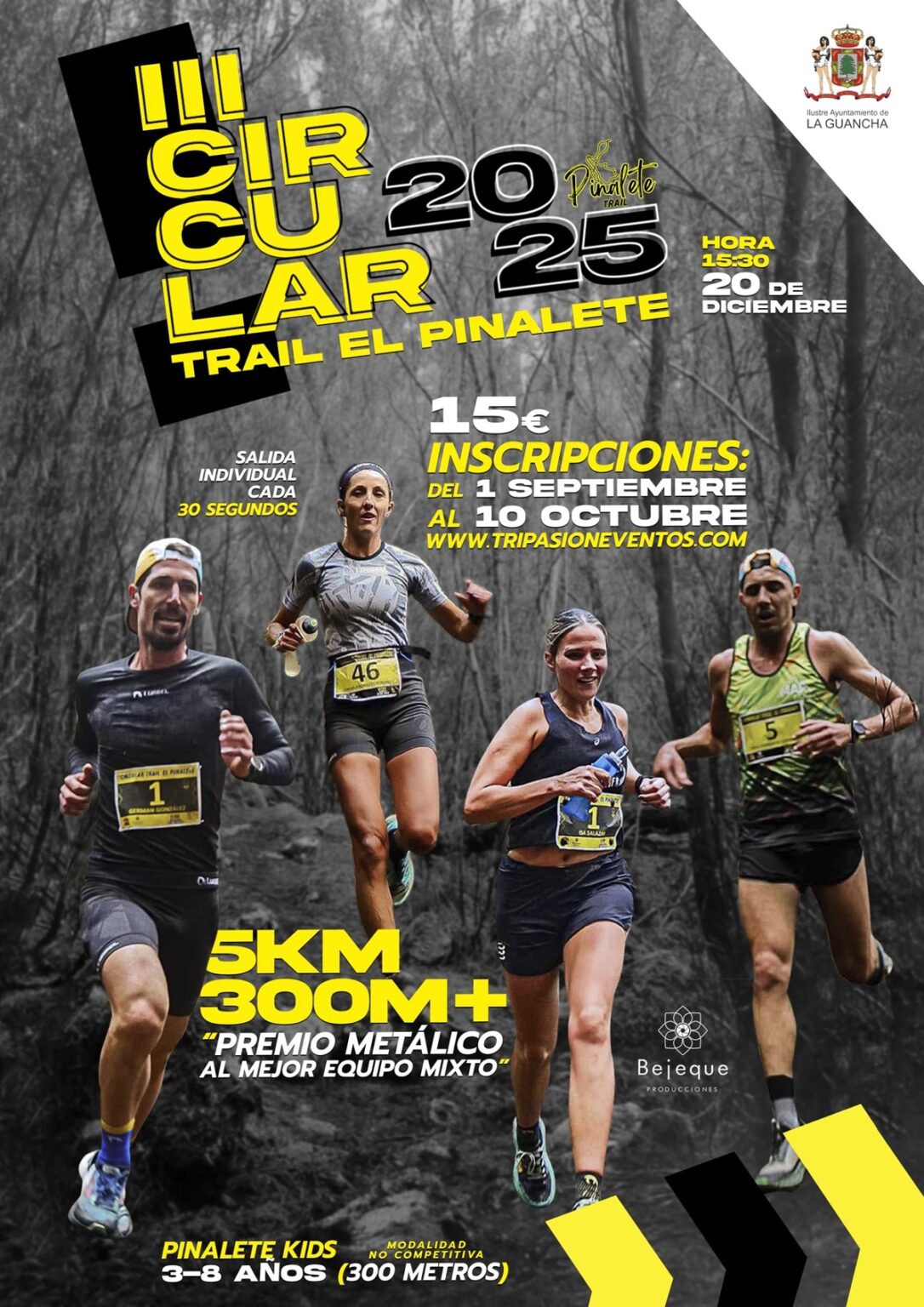 La Guancha (Tenerife) acogerá una nueva edición de una de sus pruebas más queridas: la “III Circular Trail El Pinalete