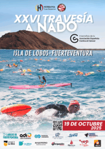 Fuerteventura e Isla de Lobos volverán disfrutar con la celebración de la XXVI Travesía a Nado “Isla de Lobos – Isla de Fuerteventura.