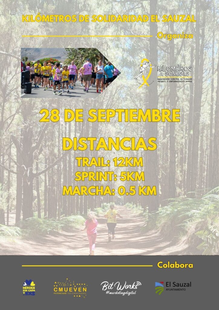 El Sauzal se prepara para acoger una de las citas más especiales de su calendario anual: la carrera ‘Kilómetros de Solidaridad