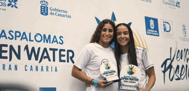 la XIV edición de la Maspalomas Open Water Gran Canaria se desarrolló con un nivel altísimo de competición, emoción y participación