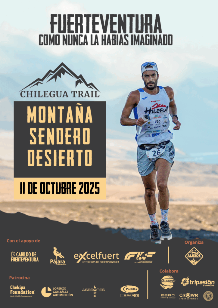 En el corazón salvaje de Fuerteventura, donde el viento acaricia la tierra árida y el sol no da tregua... nace la Chilegua Trail 2025