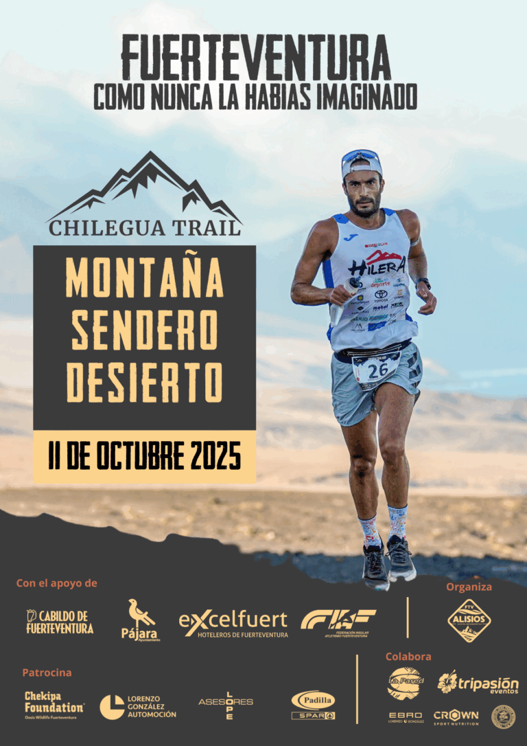 En el corazón salvaje de Fuerteventura, donde el viento acaricia la tierra árida y el sol no da tregua... nace la Chilegua Trail 2025
