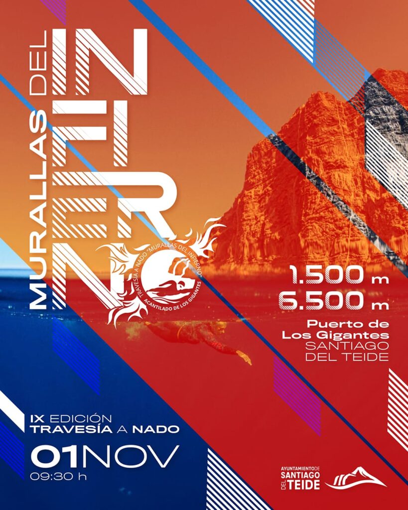 vuelve una de las pruebas más espectaculares (y desafiantes) del calendario canario de aguas abiertas: la IX Travesía Murallas del Infierno.