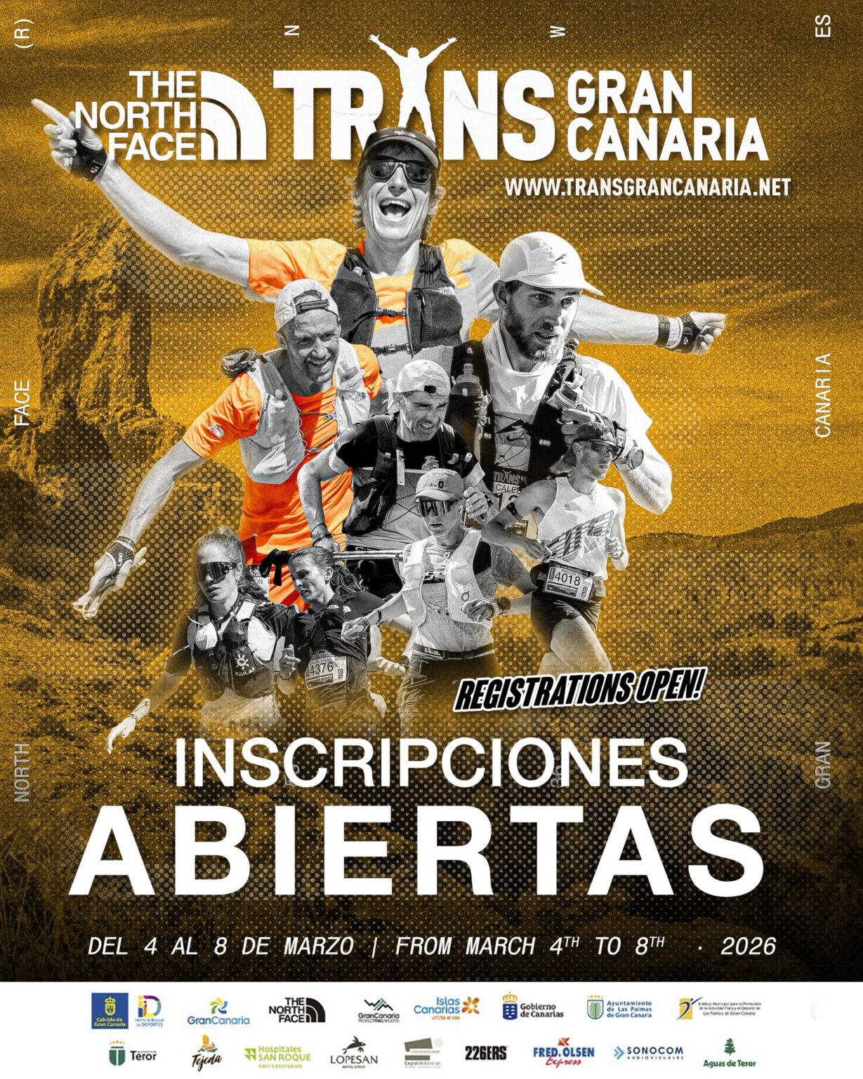 Gran Canaria se prepara para recibir a más de 5.000 traileros de todo el mundo en The North Face Transgrancanaria 2026