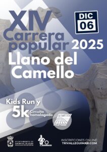 Este año vuelve una de las pruebas más queridas del sur de Tenerife: la XIV Carrera Popular Llano del Camello