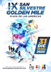 Arona se vuelve a vestir de fiesta (y de running) con la esperada IX San Silvestre Golden Mile Playa de Las Américas