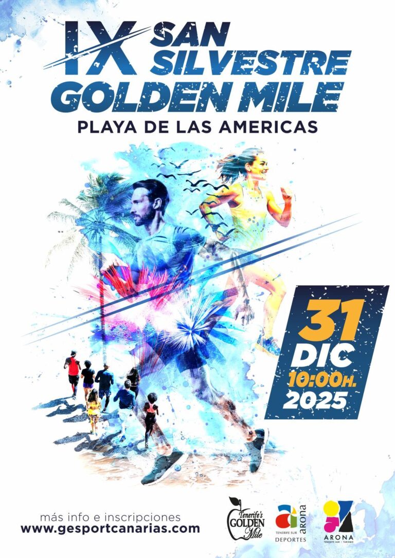 Arona se vuelve a vestir de fiesta (y de running) con la esperada IX San Silvestre Golden Mile Playa de Las Américas
